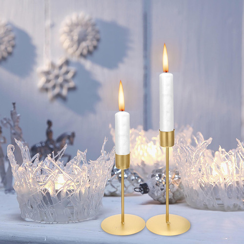 1 Par De Porta-velas Decorativos Retrô Para