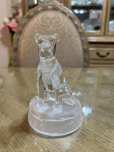 Cristal Figura De Perro