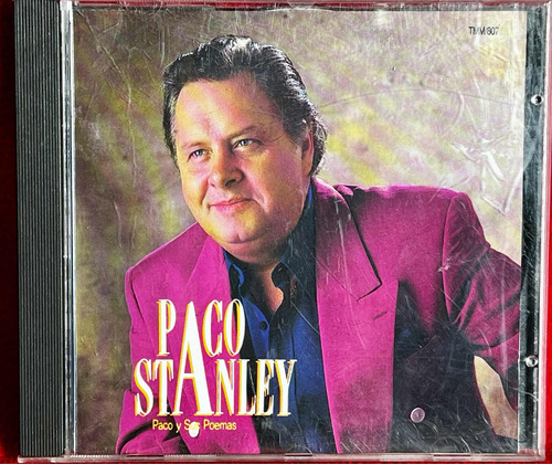 Cd Original Paco Stanley / Paco Y Sus Poemas. 1992. 1a Ed.