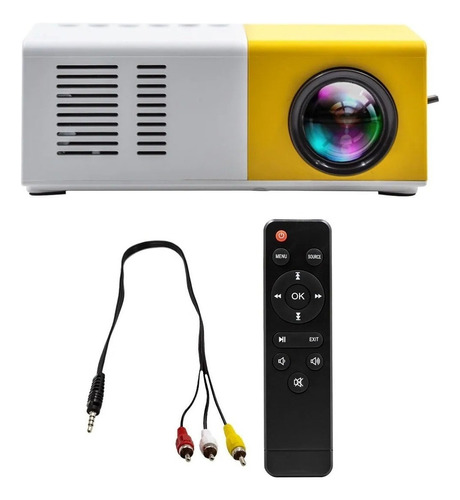 Mini Proyector Portátil Full Hd Led 2024, 600 Lúmenes, Usb S