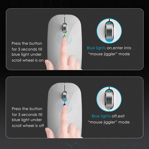 Mouse Jiggler Anti-hibernate Auto-move Cursor Wireless Mouse