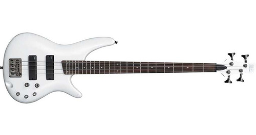 Bajo Ibanez Sr300 Pw White Activo 4 Cuerdas