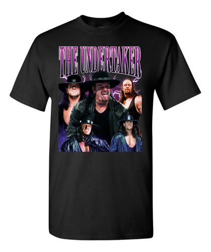 Camiseta The Undertaker Leyenda Luchador Entierros Icono