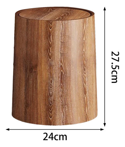 B Papelera De Grano De Madera, Cesta De Basura, Contenedor S
