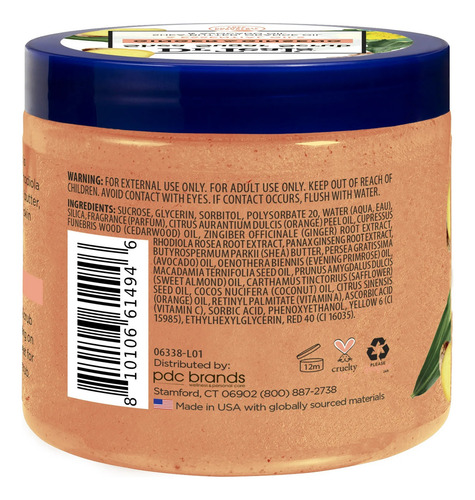 Exfoliante Corporal Dr Teal's Con Manteca De Karité 538g - Hidrata Suaviza Y Mejora La Textura De La Piel - Ideal Para Ducha Spa Y Rutina De Cuidado Corporal Diario