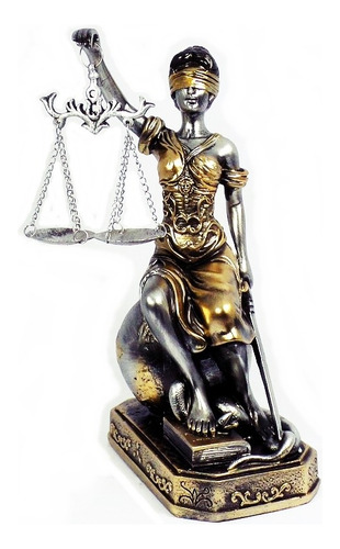 Dama Da Justiça Direito Deusa Têmis Estatua- Grande G