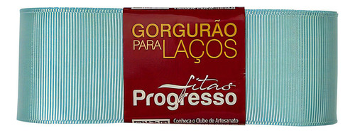 Fita De Gorgurão Laço 38mm Progresso Nº9 Com 10 Metros Cor Azul Tiffany