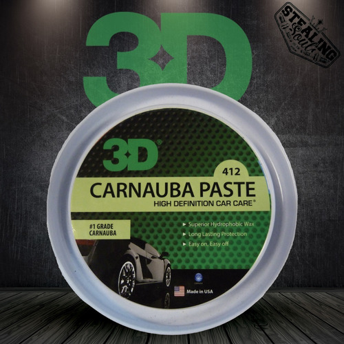3d Detailing | Paste Wax | Cera En Pasta De Carnauba | 450gr