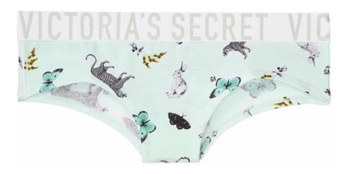 Victoria Secret Algodón Logo Cheeky Panties Talla S /usa