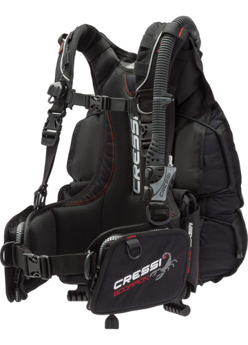 Cressi Scorpion, Negro, M