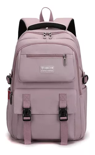 Comprar 5 unids/set de mochilas escolares de lona para mujer, encantadoras mochilas  escolares para adolescentes, mochilas para estudiantes, bolsos de hombro de  viaje para mujer