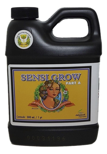 Fertilizante nutritivo avanzado Sensi Grow, cultivo de 500 ml