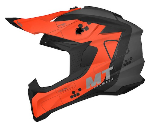 Casco Bici Cross Moto Cross Mt Falcon Certificado Ece 2205