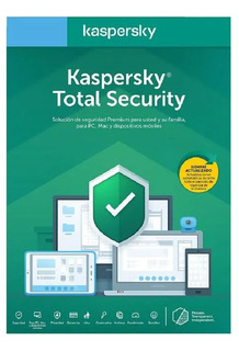 Antivirus Kaspersky Total Security 1 Año 3 Dispositivos