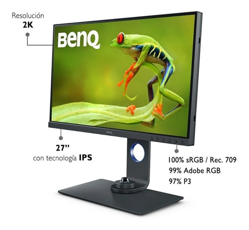 Monitor Para Fotografia Benq Sw Series 27 2k Sw270c Srgb Csi