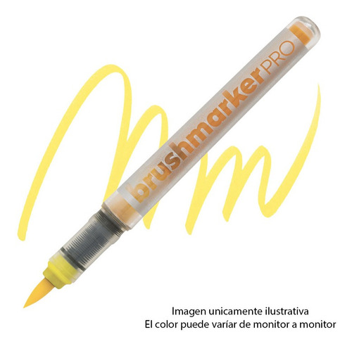 Marcador Karin Brushmarkerpro Color: Canary 166