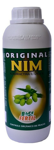 Óleo De Neem 100% Puro Azadiractina 0,12% - Base Nim 1l