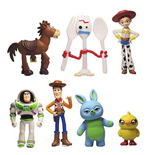 7 Piezas Toy Story Cake Toppers Figurines Toy Story Cupcake 