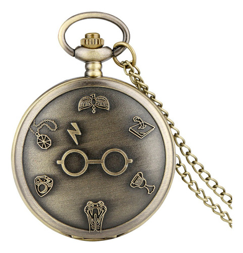 Collar Reloj Diseño Harry Potter Hp Lentes Muy Bonito
