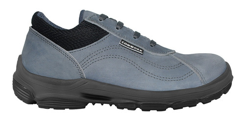 Imagen 3 de 10 de Calzado De Seguridad Conwork Allworks 201za Nobuck Gris