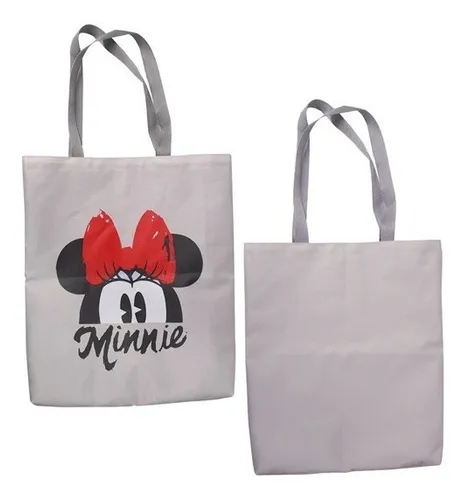 Bolsa Tela Mickey Minnie Ecologica Bag Dmi6009 Dmk6010 MercadoLibre