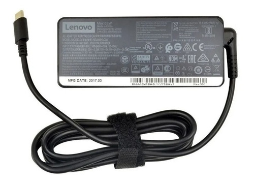 Imagen 1 de 1 de Cargador Lenovo Original Usb Type C 20v 3.25a 65w