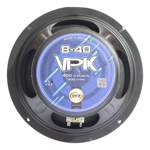 Par Alto Falante Qvs 8 Polegadas 800watts 8-40vpk 4 Ohms Tri