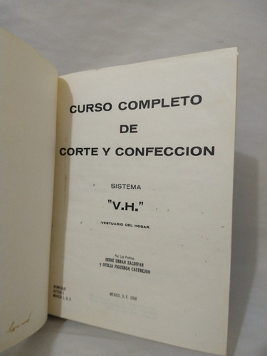 Curso Completo De Corte Y Confección Sistema V H (Usado)