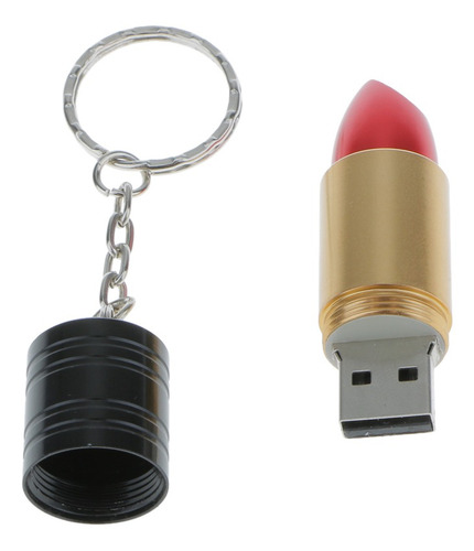 Imagem 3 de 7 de Forma De Batom Udisk Thumb Drive Flash Memory Stick Pen