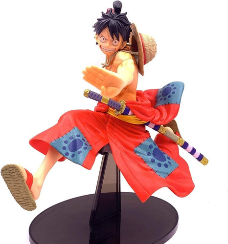 Figura Mokey D Luffy One Piece Record De Batalla + Obsequio