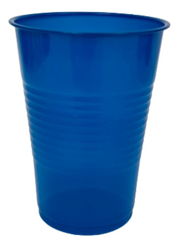Vaso Desechable Colores 8 Oz Paquete Con 25 Piezas Color Azul