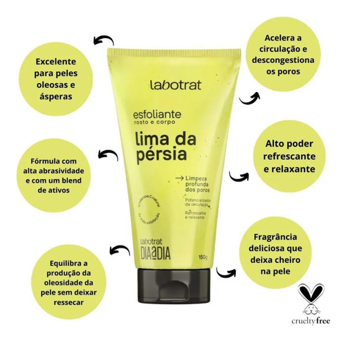 Esfoliante Lima Da Pérsia Labotrat 150g - Pele Renovada