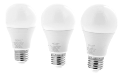 Set Ampolleta Inteligente E27 Led Wifi Nexxt Smart 3 Unid