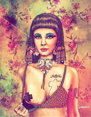 Foto De Parede 40x50cm Cleopatra - Novo Estilo - Hipster