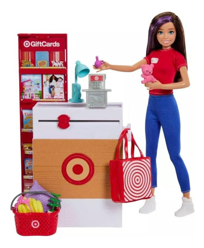 Target Muñeca Barbie Primer Trabajo Incluye Accesorios