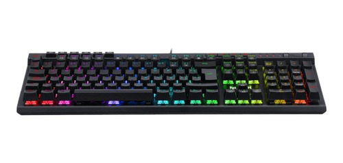 Imagen 4 de 4 de Teclado gamer Redragon Vata Pro K580RGB-PRO QWERTY Outemu Brown español latinoamérica color negro con luz RGB
