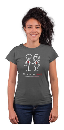 Playera Amor Y Amistad - Mujer - El Arte Del Amor