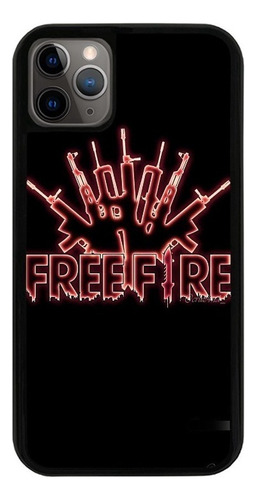 Funda Uso Rudo Tpu Para iPhone Free Fire Gamer Juego Moda  