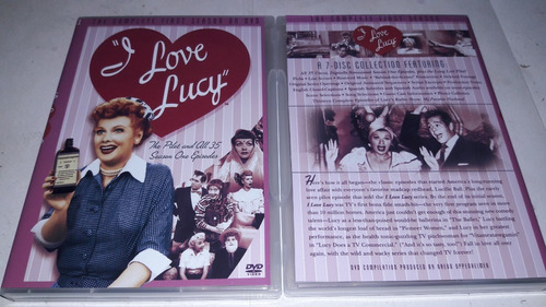 Dvd I Love Lucy - Temporada 1 Dublada Digital ( 7 Dvds )