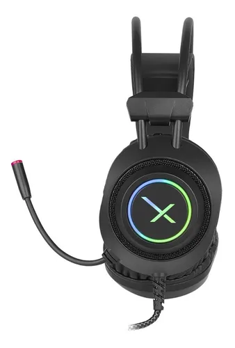 comprar Audifonos Diadema Gamer Pc Microfono Led Consola 3.5mm Xzeal Color Negro