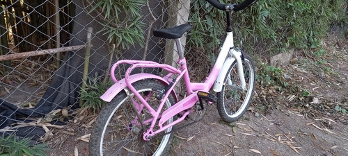 Bicicleta Nena Rosa Y Blanco Rod20