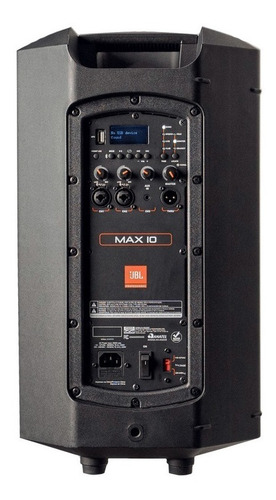 Imagen 2 de 2 de Parlante JBL MAX 10 portátil con bluetooth negro 220V-240V
