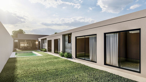 Casa En Venta Una Planta, Serenity Con 4 Recámaras Y Alberca, Mérida, Dzityá