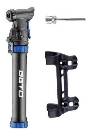 Imagem 5 de 6 de Mini Bomba De Ar Beto Para Bike C/bico De Bola - Dupla Ação