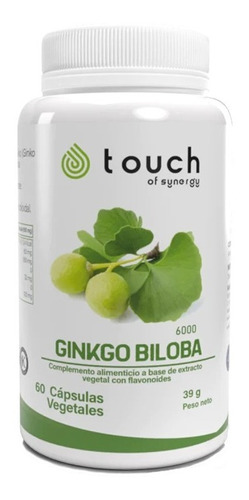Touch Of Synergy - Ginkgo Biloba 6000mg. (60 Cápsulas)  