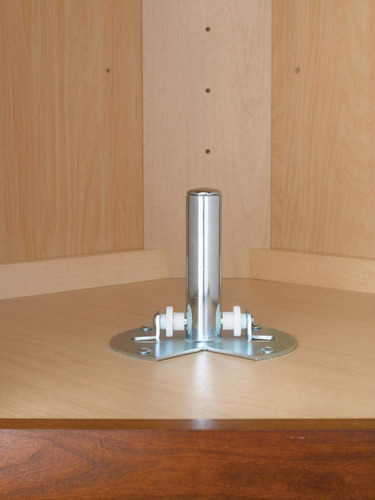 Conjunto Hardware Un Estante Montaje Inferior Lazy Susan