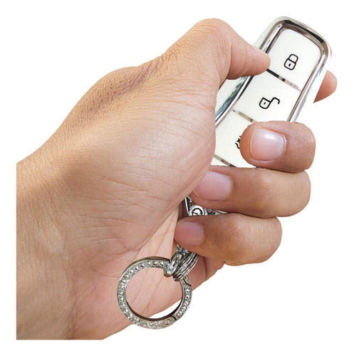Yan Funda De Tpu For Llave For Coche Byd Blanco Con Llavero
