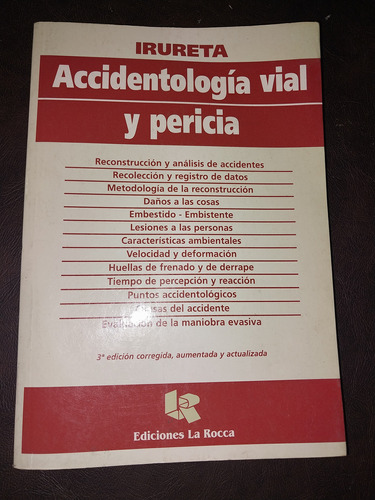 Accidentologia Vial Y Pericia Irureta B4