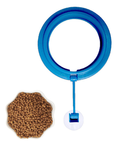 Anillo Alimentación Peces Práctico Anillo Flotante Par