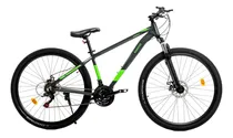 Comprar Bicicleta Randers R29 Aluminio 21v Shimano Montaña Kw Verde Color Negro